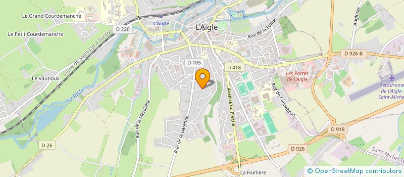 localisation de l'entreprise MONSIEUR CLEMENT TANGUY à L'AIGLE