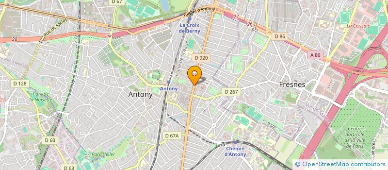 localisation de l'entreprise MONSIEUR CLEMENT TAVERNIER à ANTONY