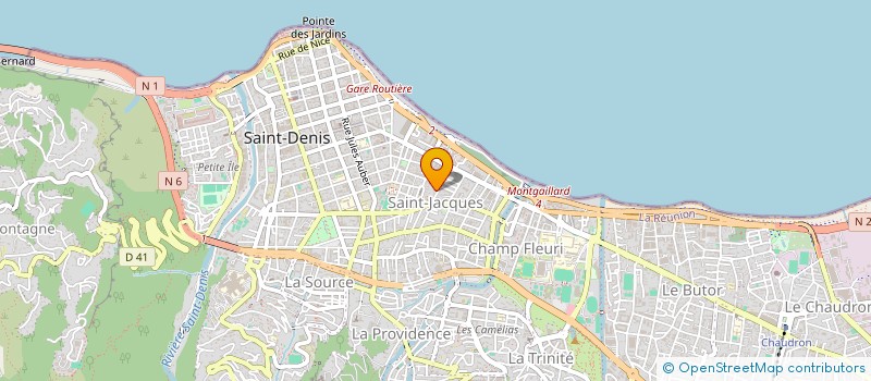localisation de l'entreprise MONSIEUR CLEMENT TECHER à SAINT-DENIS