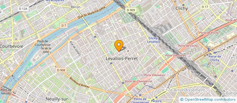 localisation de l'entreprise MONSIEUR CLEMENT TEIXEIRA à LEVALLOIS-PERRET