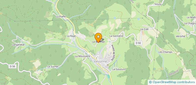 localisation de l'entreprise MONSIEUR CLEMENT TERRAILLON  SAINT MARCEL L'ECLAIRE