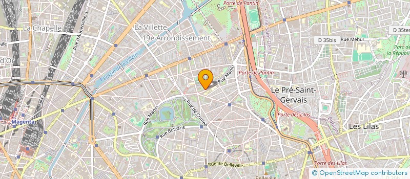 localisation de l'entreprise MONSIEUR CLEMENT TEYSSEDRE  PARIS