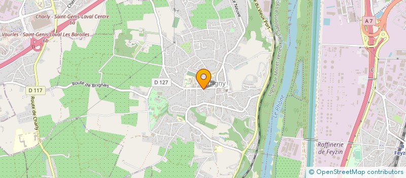 localisation de l'entreprise MONSIEUR CLEMENT THABUIS  IRIGNY