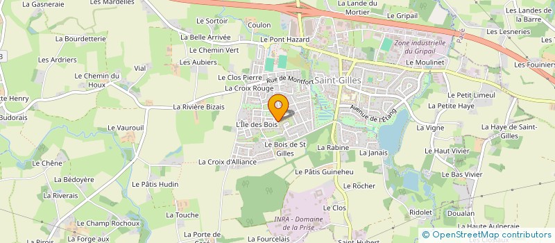 localisation de l'entreprise MONSIEUR CLEMENT THEBAULT à SAINT-GILLES