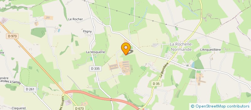 localisation de l'entreprise MONSIEUR CLEMENT THERAUD  SARTILLY-BAIE-BOCAGE