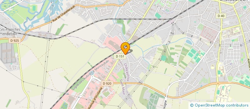 localisation de l'entreprise MONSIEUR CLEMENT THEURIER à CHATEAUROUX
