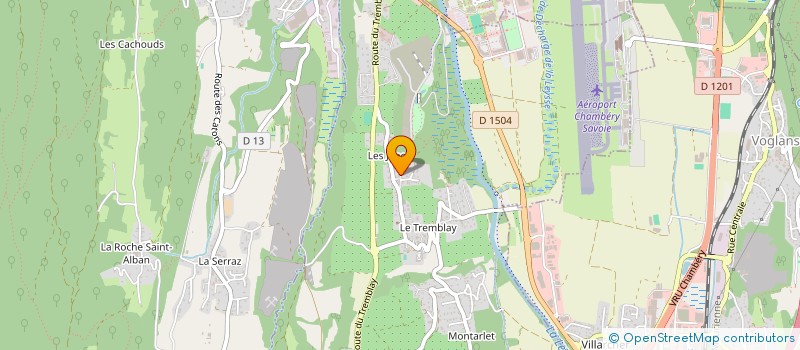 localisation de l'entreprise MONSIEUR CLEMENT THIERRY  LA MOTTE-SERVOLEX