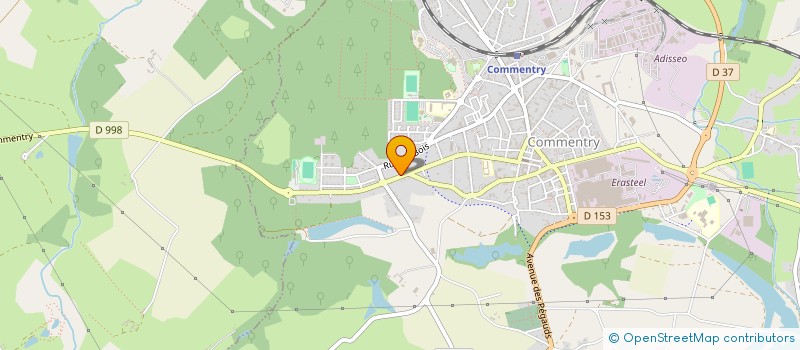 localisation de l'entreprise MONSIEUR CLEMENT THIERRY  COMMENTRY