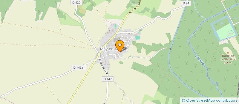 localisation de l'entreprise MONSIEUR CLEMENT THIERY  MAY-EN-MULTIEN