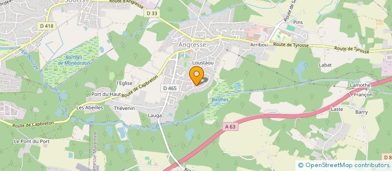 localisation de l'entreprise MONSIEUR CLEMENT THOMAS  ANGRESSE