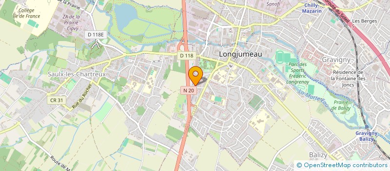 localisation de l'entreprise MONSIEUR CLEMENT THOMAS à LONGJUMEAU