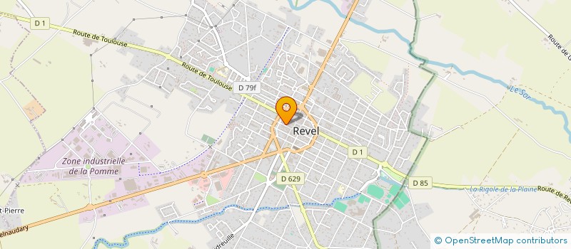 localisation de l'entreprise MONSIEUR CLEMENT THOMAS  REVEL