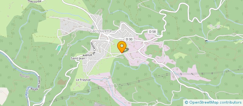 localisation de l'entreprise MONSIEUR CLEMENT THOUY  LACROUZETTE