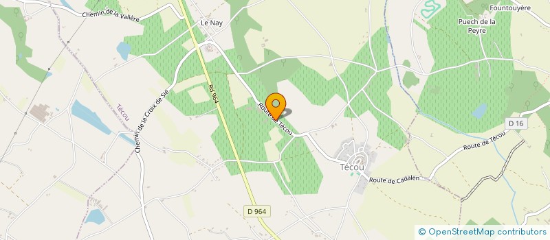 localisation de l'entreprise MONSIEUR CLEMENT THOUY  TECOU