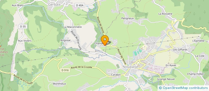 localisation de l'entreprise MONSIEUR CLEMENT THYOT  MARCIEUX