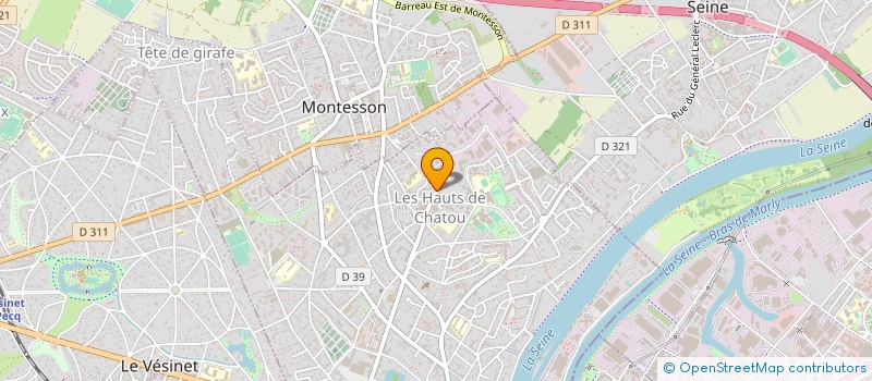 localisation de l'entreprise MONSIEUR CLEMENT TISSOT  CHATOU