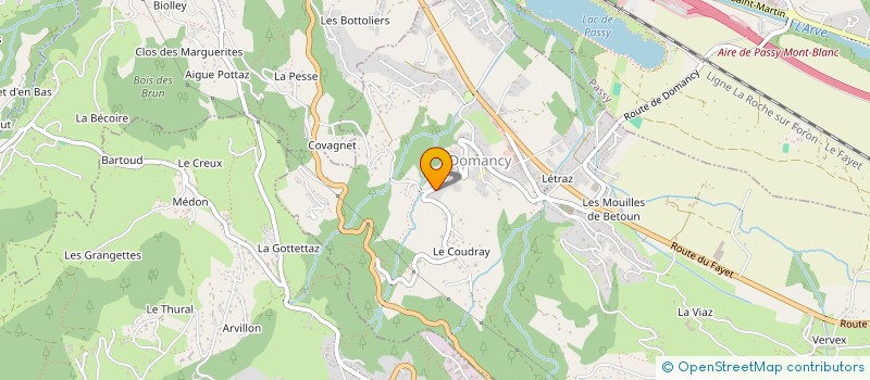 localisation de l'entreprise MONSIEUR CLEMENT TISSOT  DOMANCY