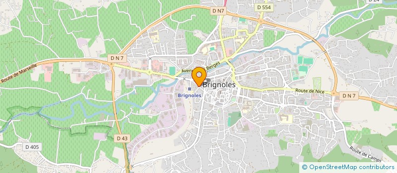 localisation de l'entreprise MONSIEUR CLEMENT TOURNE  BRIGNOLES