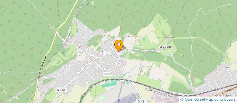 localisation de l'entreprise MONSIEUR CLEMENT TOURNOUX  THISE