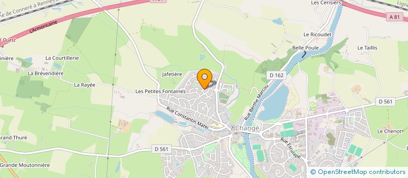 localisation de l'entreprise MONSIEUR CLEMENT TOUZE  CHANGE