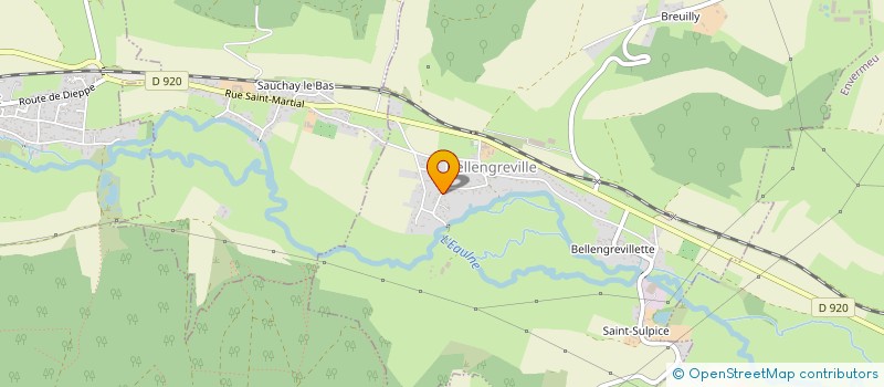 localisation de l'entreprise MONSIEUR CLEMENT TREBOUTTE  BELLENGREVILLE