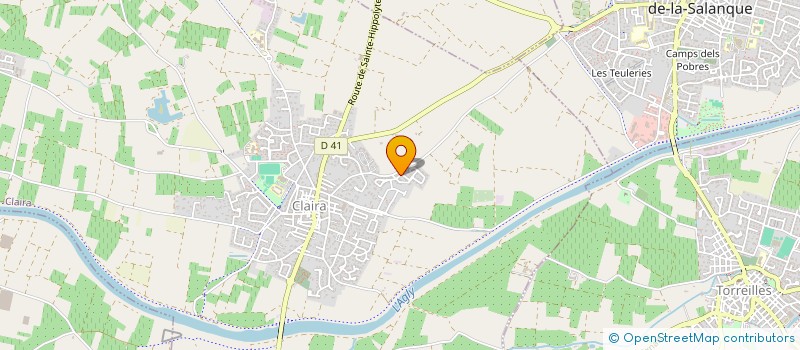 localisation de l'entreprise MONSIEUR CLEMENT TRECANNI  CLAIRA