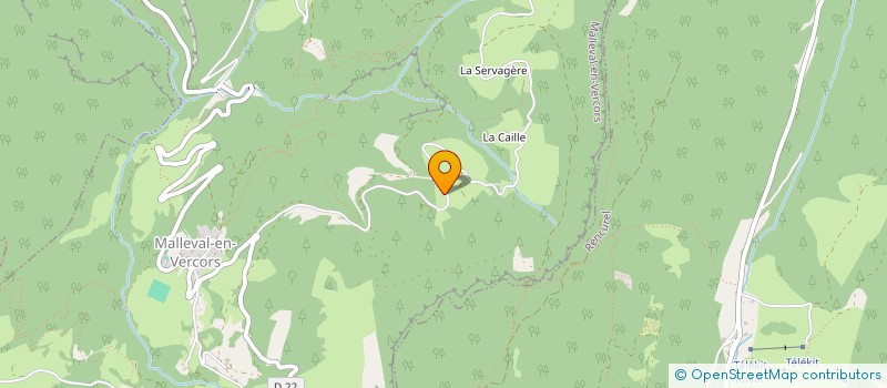 localisation de l'entreprise MONSIEUR CLEMENT TREMOULHEAC  MALLEVAL-EN-VERCORS