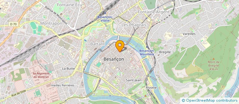 localisation de l'entreprise MONSIEUR CLEMENT TRINQUENOT à BESANCON