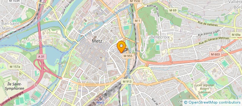 localisation de l'entreprise MONSIEUR CLEMENT TRITZ  METZ