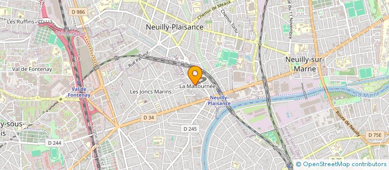 localisation de l'entreprise MONSIEUR CLEMENT TRUBERT  NEUILLY-PLAISANCE