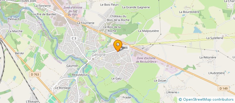 localisation de l'entreprise MONSIEUR CLEMENT TUFFREAU  BOUSSAY