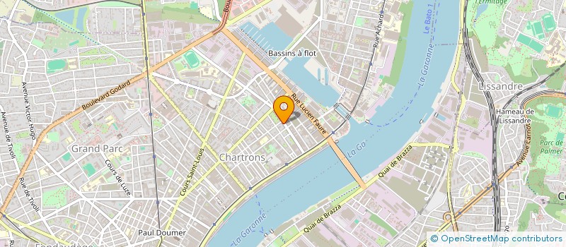 localisation de l'entreprise MONSIEUR CLEMENT URRUTIBEHETY  BORDEAUX