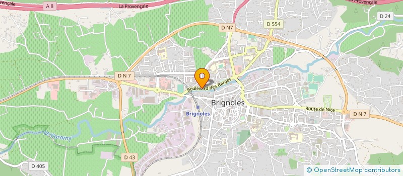localisation de l'entreprise MONSIEUR CLEMENT VACHER à BRIGNOLES