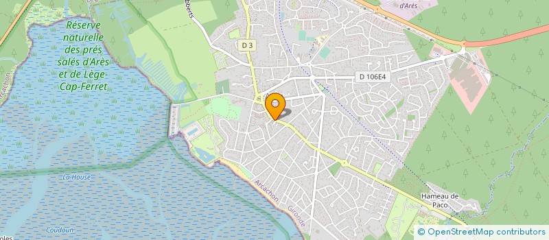 localisation de l'entreprise MONSIEUR CLEMENT VACHEY  ARES