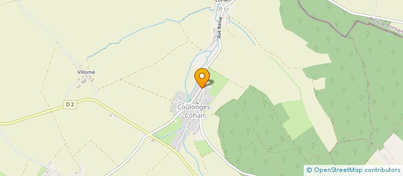 localisation de l'entreprise MONSIEUR CLEMENT VAILLANT  COULONGES-COHAN