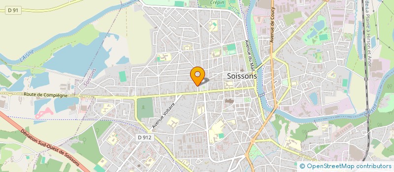 localisation de l'entreprise MONSIEUR CLEMENT VALLET à SOISSONS