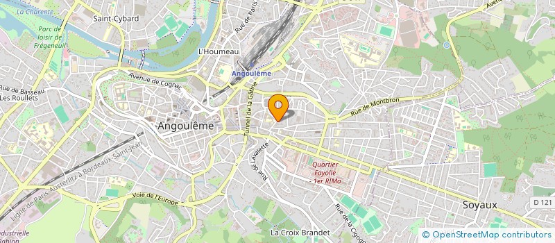 localisation de l'entreprise MONSIEUR CLEMENT VAN WYMEERSCH à ANGOULEME