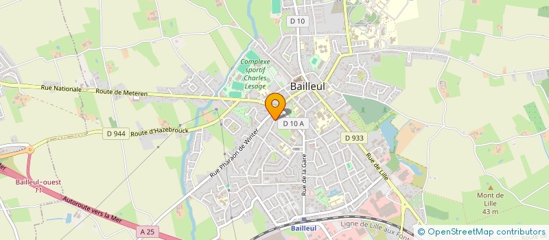 localisation de l'entreprise MONSIEUR CLEMENT VANACKER à BAILLEUL