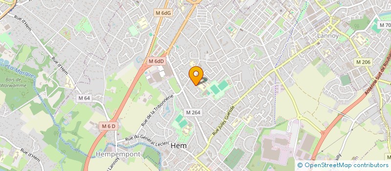 localisation de l'entreprise MONSIEUR CLEMENT VANNIER à HEM