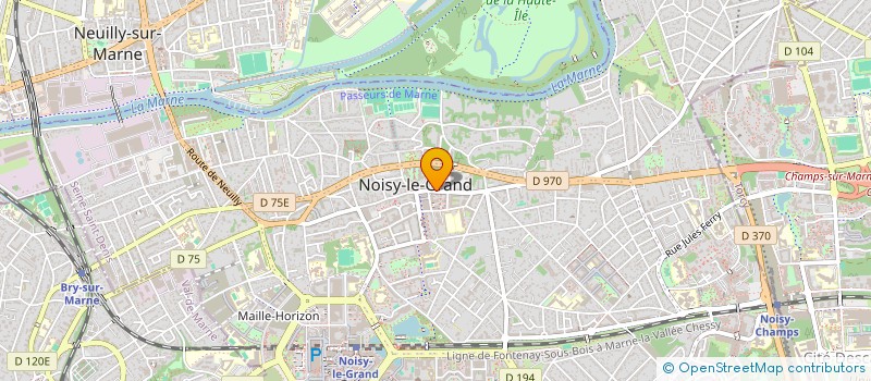 localisation de l'entreprise MONSIEUR CLEMENT VATEL  NOISY-LE-GRAND