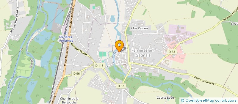 localisation de l'entreprise MONSIEUR CLEMENT VATRIN à FERRIERES-EN-GATINAIS