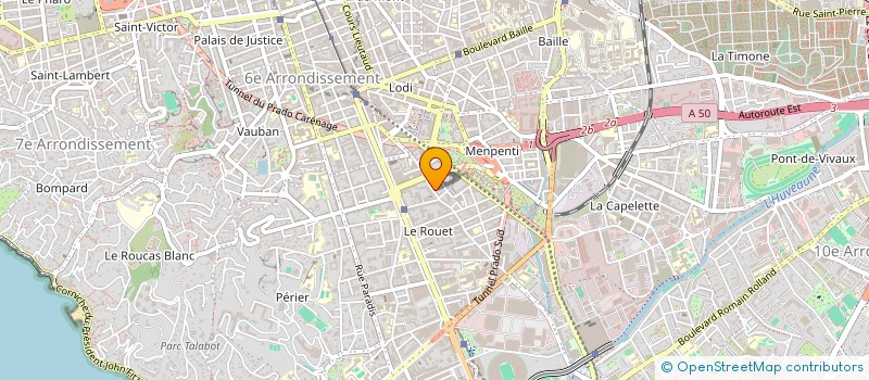 localisation de l'entreprise MONSIEUR CLEMENT VEILUVA à MARSEILLE