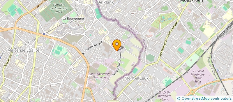 localisation de l'entreprise MONSIEUR CLEMENT VENNIN  TOURCOING