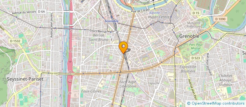 localisation de l'entreprise MONSIEUR CLEMENT VERCELLINO à GRENOBLE