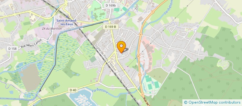 localisation de l'entreprise MONSIEUR CLEMENT VERCRUYSSE  SAINT-AMAND-LES-EAUX