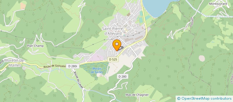 localisation de l'entreprise MONSIEUR CLEMENT VERDON à CRETS EN BELLEDONNE