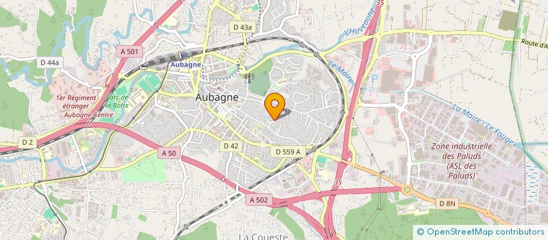 localisation de l'entreprise MONSIEUR CLEMENT VERITIER à AUBAGNE