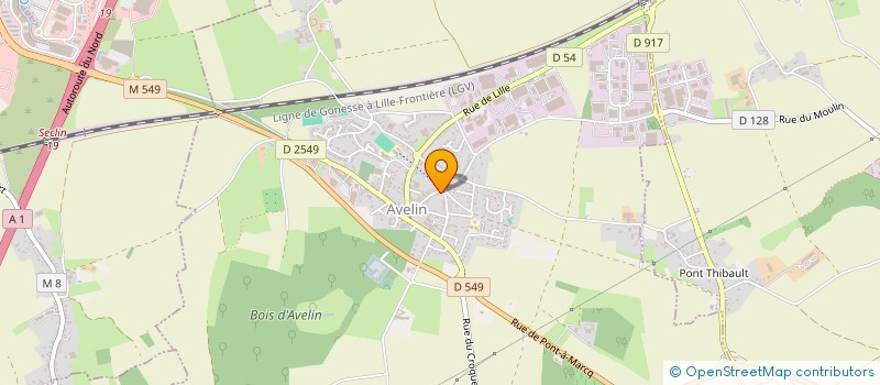 localisation de l'entreprise MONSIEUR CLEMENT VERON  AVELIN