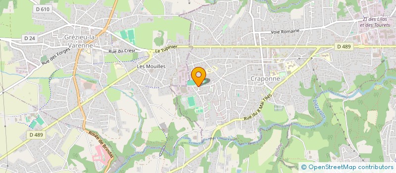 localisation de l'entreprise MONSIEUR CLEMENT VEYS  CRAPONNE