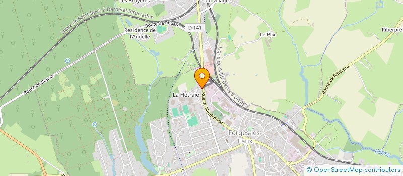 localisation de l'entreprise MONSIEUR CLEMENT VIALLE  FORGES-LES-EAUX